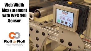 Web Width Measurement with WPS 440 Sensor