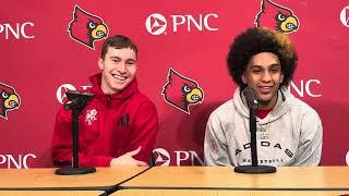 Louisville Guards Reyne Smith, Chucky Hepburn Preview Florida State (12/20/24)