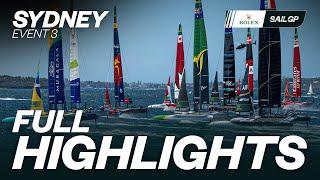 Full Highlights // KPMG Australia Sail Grand Prix | Sydney