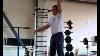 Ivan Denisov's Kettlebell workout Snatch 39kg KB 75/80 reps in 8 minutes.wmv