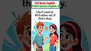 Basic English vs  More Polite English to help you sound more natural | #shortsfeed #shorts