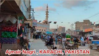 Walking Around Ajmair Nagri Karachi, Pakistan | Full Mooni Vlogs 4K UHD