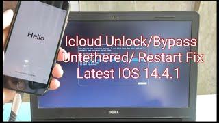 Icloud Bypass Unlock Latest IOS 14.4.1 Untethered/ Restart Fix