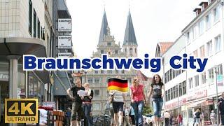 4k Germany City Braunschweig   [Brunswick] 4k 60fps Walk in Tour III 2023