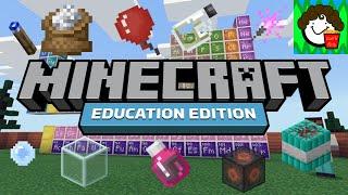 Using Every Interactive Item From Minecraft: Education Edition | CurlyFriStudios