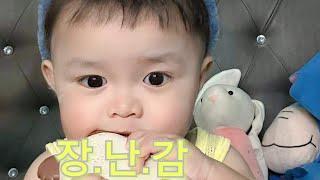 한태커플 육아VLOG 장난감은 어떤맛일까?