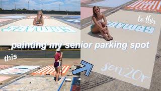 senior parking spot vlog | class of 2020