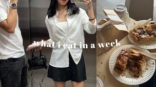 what i eat in a week  realistic meals as a 22 year old living alone