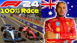 F1 24 - Hamilton Goes To Ferrari #3: 100% Race Australia