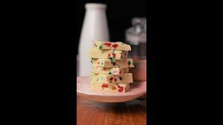 5 minutes White Chocolate Cherry Fudge #Shorts #fudge #mintsrecipes