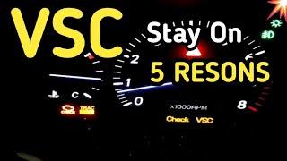 5 Reasons why VSC light and Traction Control Light On Your Car