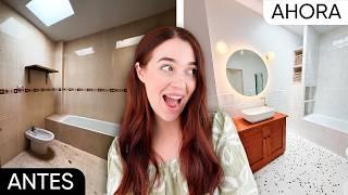 After months... WE FINISHED THE BATHROOM! But something went wrong 