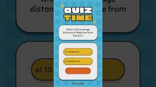 BrainyKidz short 54 #cosmicquizcorner #multiplechoice #planetquiz #learnaboutspace #quiztime #test