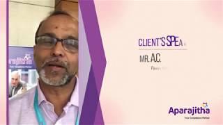 Aparajitha Corporate Services Private Limited  - Client Testimonial