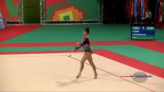 AKHMEDOVA Asal (UZB) - 2022 Rhythmic Worlds, Sofia (BUL) - Qualifications Clubs