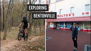 Exploring Bentonville, Arkansas: Mountain biking for the FIRST time (+ coffee and food!)