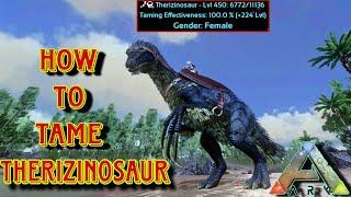 #Ark mobile | dino tame series gameplay | how to tame therizinosaur | max level  #arksurvivalevolved