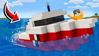 How To Build A Working Boat in Minecraft