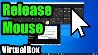 How to release the Mouse Cursor/Pointer? (VirtualBox, Right Ctrl)