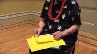 How to Make an Origami Paper Wallet: Marcia Mau (Demonstration)