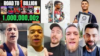 Famous Reaction On Ronaldo Makes History with 1 Billion Social Media Followers