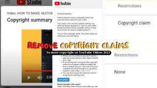 How to remove COPYRIGHT CLAIM on your YouTube Videos (Tutorial) | Andrei Balmes