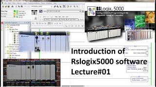 01-Introduction of Rslogix5000 software | Basic PLC programming | Allen bradley PLC | Rockwell