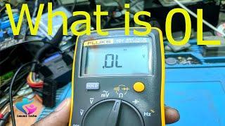 What is the meaning of 0L in multimeter | What is 0L in multimeter