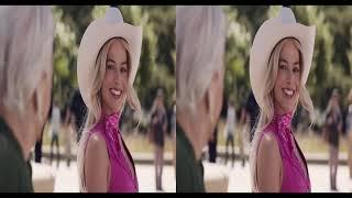 Barbie (2023) 3D 4K Trailer (Real Stereoscopic SBS) - Side-by-side Depth-aware VR #barbie #3d #3dify