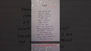 Lily 🪷 #alanwalker #music #shortsfeed #trendingshorts #lyricswritting #lyricsforyou #shorts #song