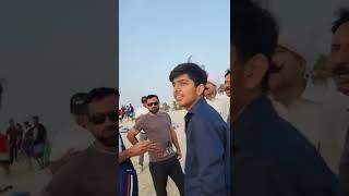 ch Ilyas Gujjar Apny bhatijun Mohsin Gujjar raja tafail Abdul Salam k sath burj Al Arab jaty huwy