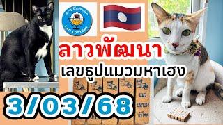 เลขธูปแมวมหาเฮง ลาวพัฒนา 3/3/68