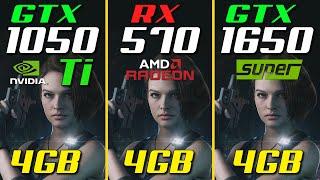 RX 570 vs. GTX 1650 Super vs. GTX 1050 Ti | in 2021