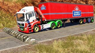 Trucks vs Speed Bumps #42 | BeamNG.DRIVE