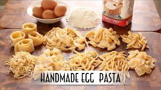 Handmade Egg Pasta | Hand Rolled & Shaped 9 Ways