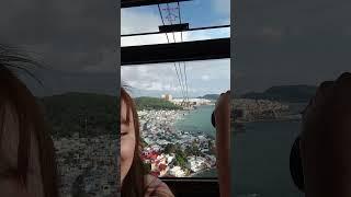 Longest cable car in the world Phu Quoc Vietnam. Travel with baby