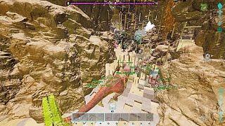 They Pushed Lava Cave with Lvl 381 Duped Meks! | ARK Ascended PvP