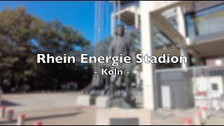 Köln FC Rhein Energie Stadion Köln Rundgang Müngersdorf Heinz Flohe Denkmal Sportstätten DJI Pocket