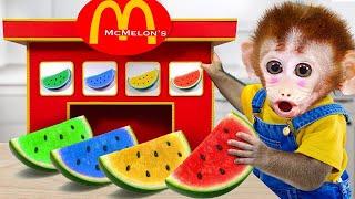 Monkey BuBu Discovers the Four Element Fruit Ice Cream Machine - MONO BUBU ESP