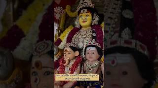 Goddess Basara Saraswati Amma in Mahagauri decoration  #shorts #basara #ytshorts #trending #vlog #temple