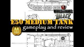 Laser beam & ramming machine | How to play E50 | Gameplay and Review | WoT Blitz