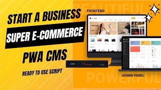 PWA eCommerce CMS Script  | Single Store, MultiVendor, Affiliate System eCommerce Portal | The Shop