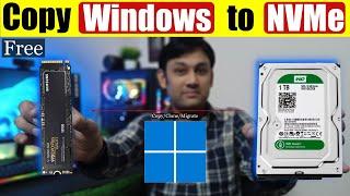 Copy Windows to SSD. Clone Windows from Hard Disk to New M.2 NVMe SSD. Works With Laptop & Desktop.