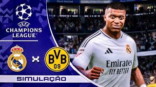 REAL MADRID x BORUSSIA | CHAMPIONS LEAGUE | 3ª RODADA | SIMULAÇÃO | EA FC 25