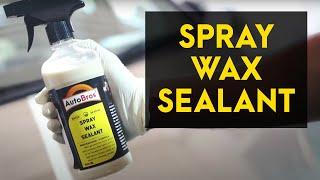 Auto Bros Spray Wax Sealant - High Gloss, Non-Abrasive, Water Beading, Easy to Use Spray Wax Sealant