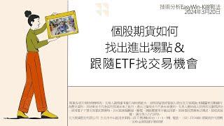 個股期貨如何找出進出場點 &跟隨ETF找交易機會