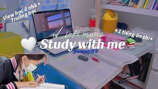 MÌNH Ở ĐÂY ĐỂ ÔN THI CÙNG BẠN/Study with me #2 + Lofi music/ youngKV