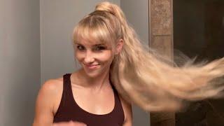 GLAM TOUCHÉ WAVY PONYTAIL TUTORIAL // SHADE BLONDE 5