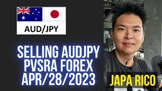 JAPA RICO LIVE: SELLING AUDJPY ON THE DAILY CHART - PVSRA FOREX (APR/28/2023)