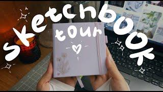 обзор на малютку-скетчбук 1// sketchbook tour